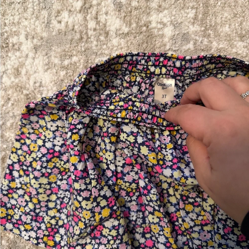 OshKosh B'gosh Floral Skirt - Pink, Yellow, White size 3T